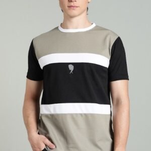 RHS002||OLIVE|| Round Neck Half Sleeve-CS