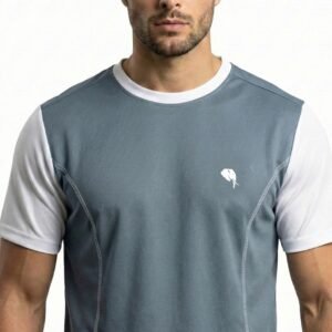 RHS003||BLUE|| Round Neck Half Sleeve