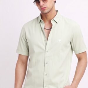 LS 005||Solid Carmel|| Half Sleeve Shirts || 100% Cotton