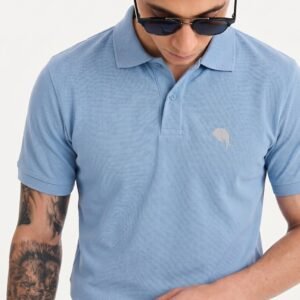 SS008 B||SKY BLUE ||100% Cotton T-Shirt